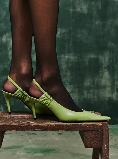 Anne-Marie Leather Slingbacks 2