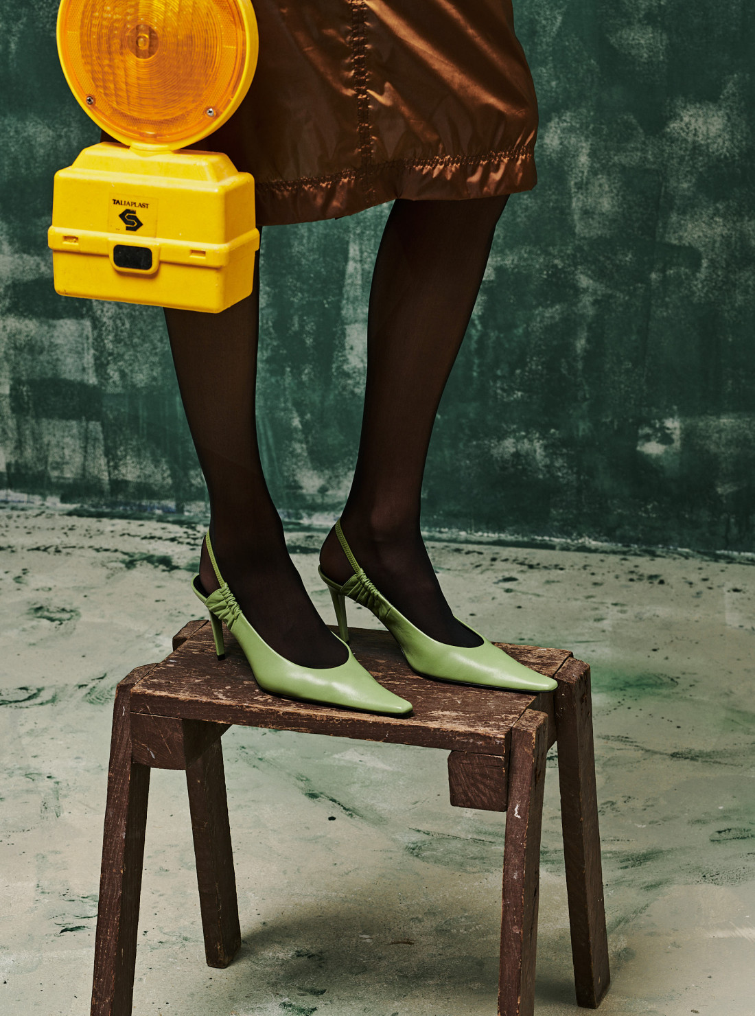 Anne-marie Slingback En Cuir