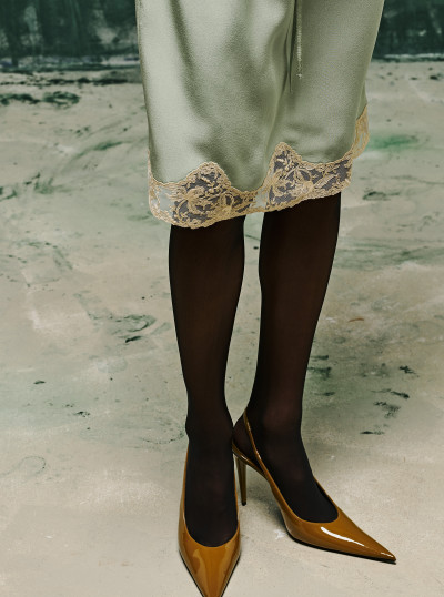 Jupe En Crepe De Chine De Soie 2