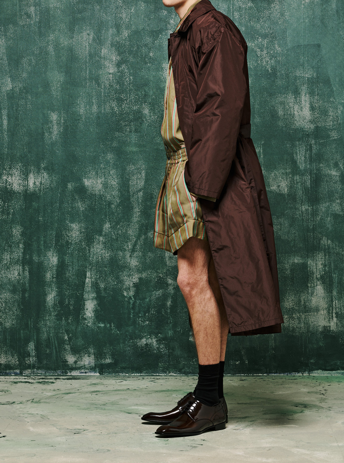 Silk Trench Coat