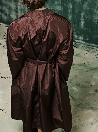 Silk Trench Coat 2