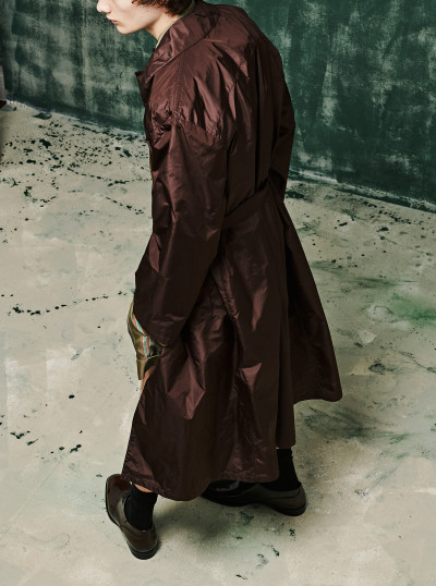 Silk Trench Coat 2